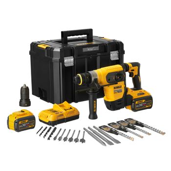 Dewalt Dch417x2-qw - Martillo Sin Escobillas Xr Flexvolt 54v Li-ion 9ah Sds-plus 4kg 32mm