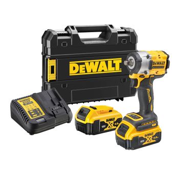 Dewalt Dcf921p2t-qw Llave Impacto Sin Escobillas Xr 18v Li-ion 5ah 1/2" Con Anillo De Retención