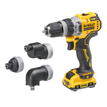 Dewalt Dcd703l2t-qw Taladro Atornillador Multi Cabezal Sin Escobillas Xr 12v Li-ion 3ah