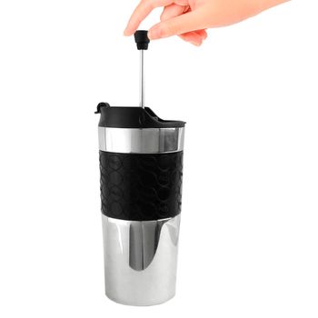 Termo Con Cafetera A Presion Incorporada Bpa Free