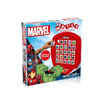 Match Marvel - Juego De Mesa De Top Trumps – Conecta En Línea A 5 De Tus Personajes Favoritos De Marvel, 784 Wm01185