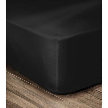 Sã¡bana Ajustable 160x200x25 Negro