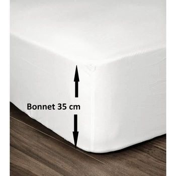 Sábana Bajera Ajustable Lisa Marfil Cama 180 Cm - 180x200 Cm, Algodón 200  Hilos. con Ofertas en Carrefour