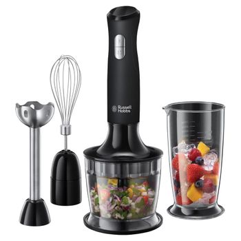 Batidora De Mano 3 En 1 Negro Mate Russell Hobbs