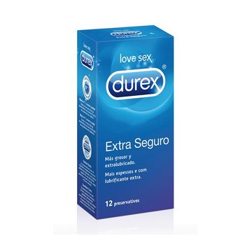 Preservativos Extra Seguros Durex (12 Uds)