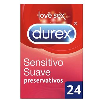 Preservativos Sensitivo Suave Durex (24 Uds)