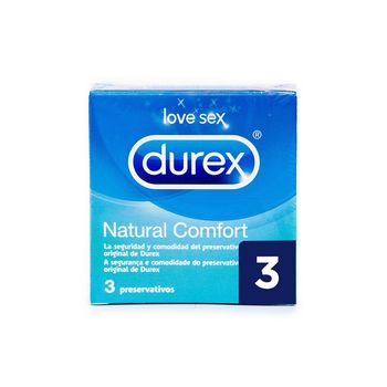 Preservativos Natural Comfort Durex (3 Pcs)