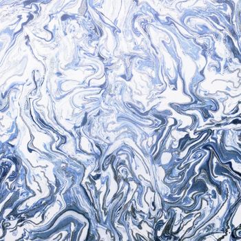 Papel Pintado Liquid Marble Azul Dutch Wallcoverings