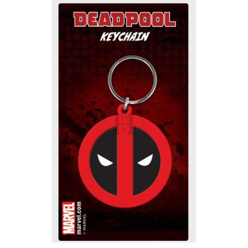 Rubber Keychain Deadpool Symbol