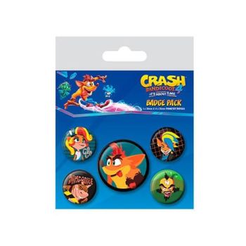 Pack Chapas Sherwood Crash Bandicoot