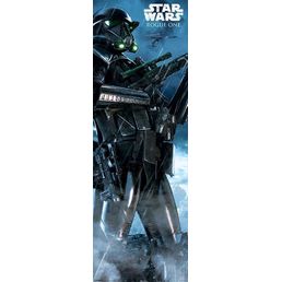 Poster Puerta Star Wars Rogue One Death Trooper Rain