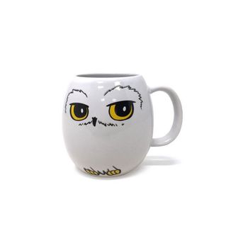 Taza Ovalada Harry Potter Hedwig