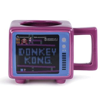 Taza Térmica Tv Retro Donkey Kong Nintendo