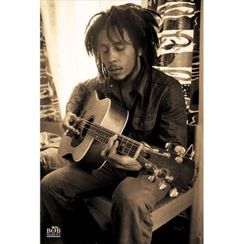 Poster Bob Marley Guitarra