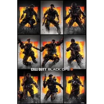 Poster Call Of Duty Black Ops 4 Personajes