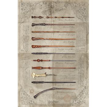 Maxi Poster Harry Potter Lista Escolar De Hogwarts con Ofertas en Carrefour