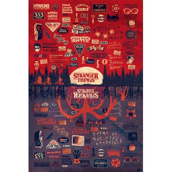 Poster Stranger Things The Upside Down