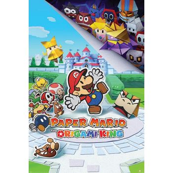 Poster Paper Mario The Origami King