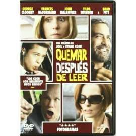 Quemar Después De Leer (dvd)