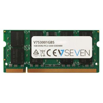 V7 - 1gb Ddr2 Pc2-5300 667mhz So Dimm Notebook Módulo De Memoria - V753001gbs