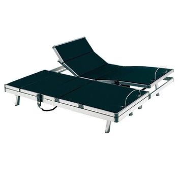 Cama Eléctrica 5 Planos Pardo Cool (somier Motorizado) - 160x190cm (2 De 80x190)