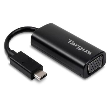 Targus Aca934euz, 0,17 M, Usb C, Vga (d-sub), Masculino, Femenino, Negro