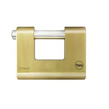 Candado Seguridad Arco Rectangular 90mm Laton Yale