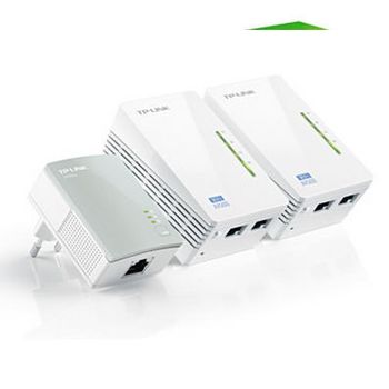 Adaptador Red Tp-link Kit 3x Plc 500mbps Wifi