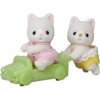 Gemelos De Gato De Seda Sylvanian Families