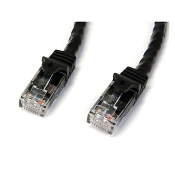 Startech.com - Cable De Red Ethernet Snagless Sin Enganches Cat 6 Cat6 Gigabit 15m - Negro