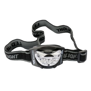 Trespass - Linterna Frontal Cabeza 3 Led - Montañismo/camping (talla Única) (negro)