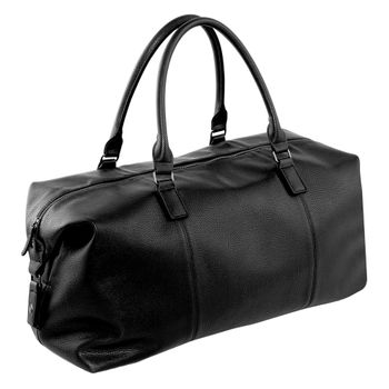 Quadra - Bolsa Deportiva De Viaje De Piel Modelo Nuhude (talla Única) (negro)