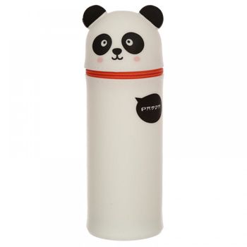 Estuche Cubilete Silicona Panda 18x6 Cm