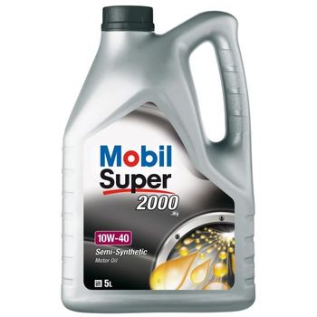 Mobil Super 2000 - Aceite De Motor Para Turismos De Gasolina 10w40 - Semi Sintético - 5l