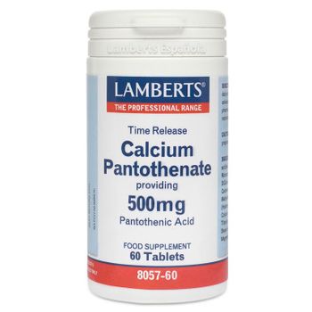 Pantotenato Calcio 500mg 60 Tabs Lamberts