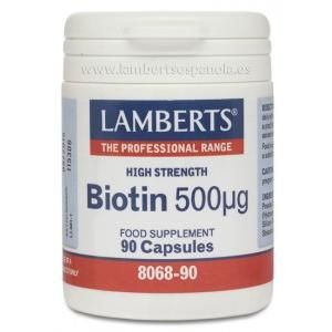 Biotina 500 Μg Lamberts, 90 Capsules