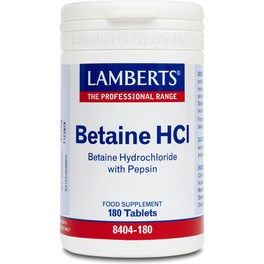 Lamberts Betaina Hcl 324 Mg 180 Tabs