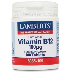 Vitamina B12 Lamberts, 100 Tabletas