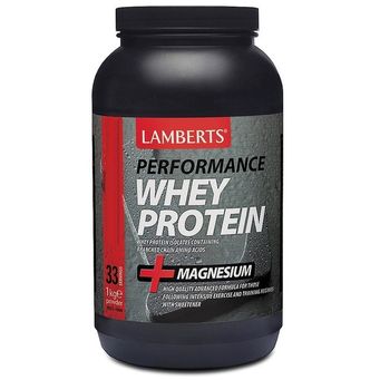 Lamberts Whey Protein Aislado De Proteína De Suero Más Magnesio Fresa