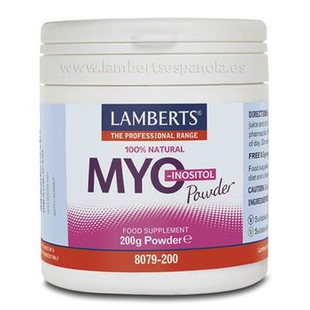 Myo Inositol En Polvo Lamberts 200g