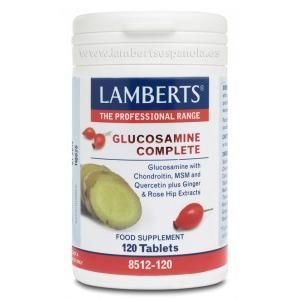 Glucosamina, Condroitina, Msm, Jengibre Lamberts, 120 Tabletas