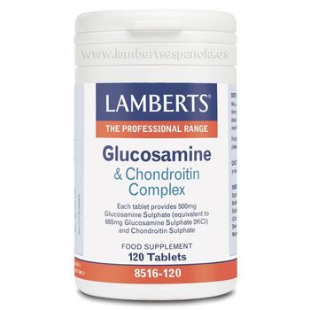 Glucosamina + Condroitina Complex Lamberts, 120 Tabletas