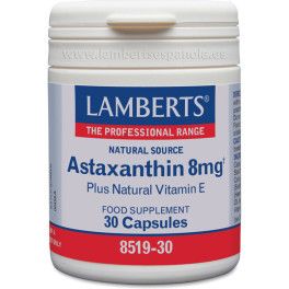 Lamberts Astaxantina 8 Mg Con Vitamina E 30 Cap