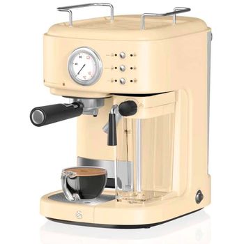 Cafetera Espresso Automática 15 Bares 1,6l, Brazo Doble Salida, Espumador  Leche, Calienta Tazas Negro/plata 1000w Camry Cr 4410 con Ofertas en  Carrefour