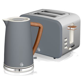 SWAN SK22150GRN Retro Cafetera Express, Cappucino, 15 Bares, Depósito Leche  0,5L, Vaporizador, 1,7L, Vintage, Gris, 1200W - AliExpress