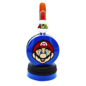 Otl Technologies Super Mario Auriculares Alámbrico Diadema Música Negro, Azul, Rojo, Blanco