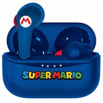 Auriculares Inalambricos Nintendo Super Mario Azul