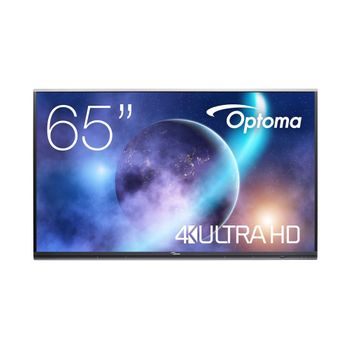 Optoma 5652rk+ Pannello Piatto Interattivo 165,1 Cm (65') Led Wi-fi 400 Cd/m² 4k Ultra Hd Nero Touch Screen Android 11
