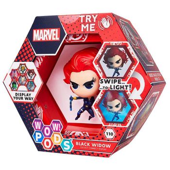 Figura Led Wow! Pod Black Widow Marvel