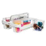 Deflecto Organizador Caddy Apilable. Incluye 3 Cont.peque�os+1mediano Y La Base Ref.2...